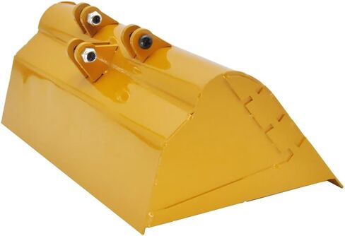 RC Accessories for HUINA 583 Metal Flat Grading Bucket with Quick Hitch Connector for 1583 Wheel Loader Bigger Than Orignal Side Tipper Bucket in Saudi Arabia