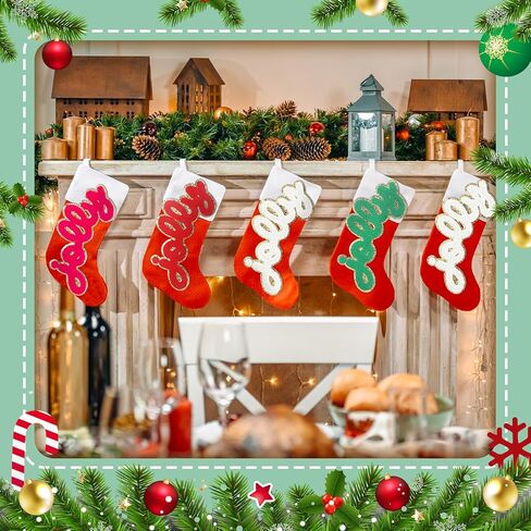 Chuangdi 12 PCS Jolly Christmas Iron على بقع 7.8 بوصة خياطة على خطاب Chenille Christmas Christms للاصطانة Chenille Patches Patches for Clothing Crafts DIY عيد الميلاد لوازم ديكور in Saudi Arabia