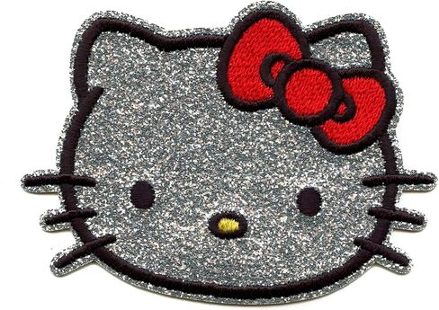ارتفاع البوليستر البوليستر Hello Kitty - رقعة مستديرة بريق in Saudi Arabia