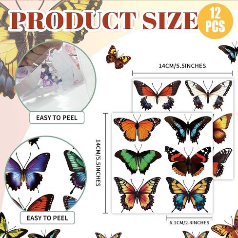 arricraft 12 Sheets Hummingbird Rub on Transfers for Crafts, Bouquet Vintage Watercolor Rub on Transfer Stickers PVC Rub on Decal for DIY Home Furniture Window Wood 5.5x5.5inches(140x140mm) in Saudi Arabia