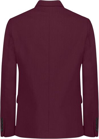 Calvin Klein Boys' Blazer Suit Jacket, 2 Single Breasted Closure, Buttoned Cuffs & Front Flap Pockets in Saudi Arabia
