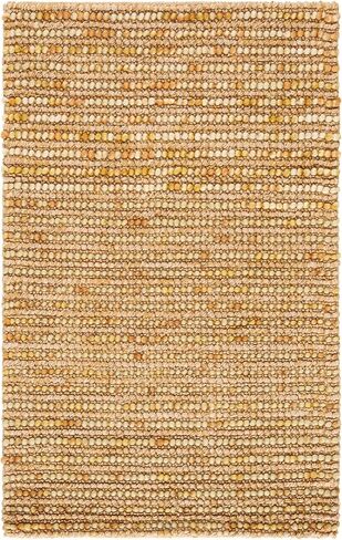 SAFAVIEH Bohemian Collection 2'6" x 6' Red / Multi BOH525B Handmade New Zealand Wool & Jute Runner Rug in Saudi Arabia