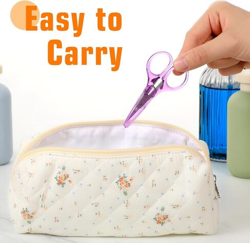 مقص حرفي صغير 10 أجزاء صغيرة جميع مقص الغرض مع غطاء واقعي صغير سفر صغير الحاد من مقص الخياطة مقص المقص المقاوم للصدأ مجموعة متعددة الألوان لخياطة الورق التطريز in Kuwait