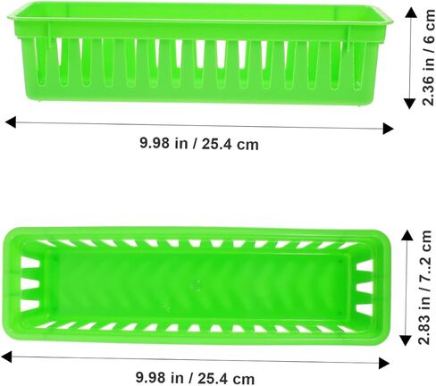 NUOBESTY 6pcs School File Organizer Pencil Containers for Classroom Pencil Basket Colored Containers s Storage Basket Desk Holder for Kids Colour Square Plastic in Saudi Arabia