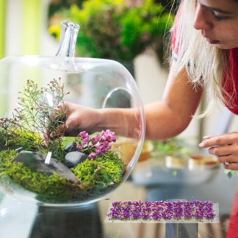 Flower Cluster Decor 1 Sheet Self-Adhesive Colorful Flower Cluster Fake Flowers Sand Table Plastic Flower Cluster Models in Saudi Arabia
