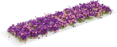 Flower Cluster Decor 1 Sheet Self-Adhesive Colorful Flower Cluster Fake Flowers Sand Table Plastic Flower Cluster Models in Saudi Arabia