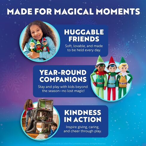 The Elf on the Shelf Elf Mates Cobbler with Red Hair – Enchanted Forest Edition Doll with Scarf and Earmuffs – Champion of Kindness – for Ages 3+. in Saudi Arabia