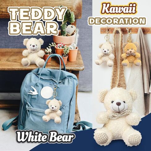 Teddy Bear محشو الحيوانات لعبة أفخم للأطفال والكبار ، ألعاب فخمة لطيفة ، Kawaii Teddy Bear Plushies للفتيات ＆ الأولاد ، الحيوانات الصغيرة المحشوة ، زينة عيد الميلاد ، عيد الحب هدايا in Kuwait