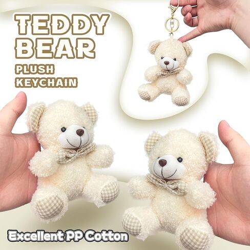 Teddy Bear محشو الحيوانات لعبة أفخم للأطفال والكبار ، ألعاب فخمة لطيفة ، Kawaii Teddy Bear Plushies للفتيات ＆ الأولاد ، الحيوانات الصغيرة المحشوة ، زينة عيد الميلاد ، عيد الحب هدايا in Kuwait