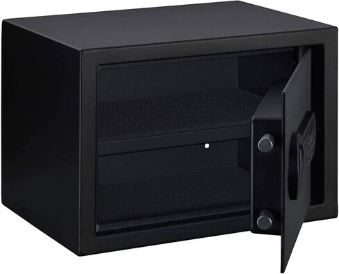 Stack-On Personal Safe with Electronic Lock – Home or Office Safe with Interior Light, Backup Key, and Foam-Padded Shelf in Saudi Arabia