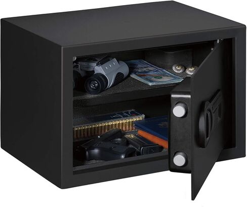Stack-On Personal Safe with Electronic Lock – Home or Office Safe with Interior Light, Backup Key, and Foam-Padded Shelf in Saudi Arabia