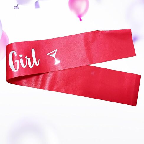 Generic Birthday Girl Sash, Birthday Sash for Girls, Birthday Girl Sash for Women, Birthday Gifts for Women, Red and Silver Birthday Party Decorations and Supplies in Saudi Arabia