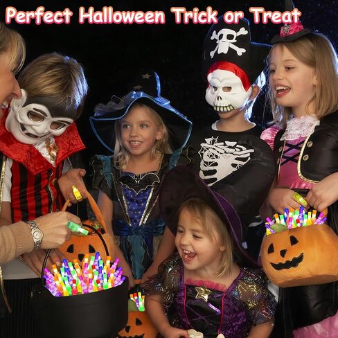 36PCS Halloween Party Favors for Kids,Halloween LED Finger Lights Toys Glow in the Dark Party Favors Classroom School Trick or Treat Goodie Bag Fillers Prizes Bulk Halloween Gifts in Saudi Arabia