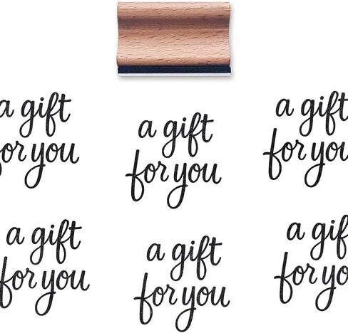 A Gift for You Rubber Stamp, 1-1/3 Medium Stamp for Scrapbooking Card Making Crafting in Saudi Arabia
