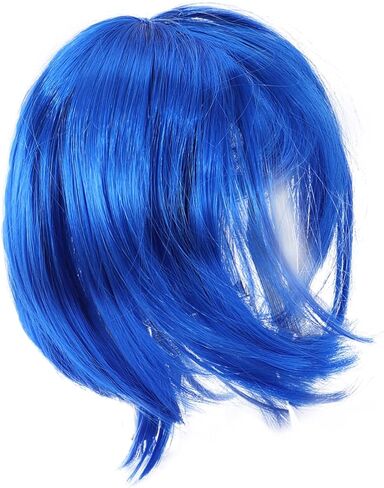 YARNOW Dog Wig Dog Halloween Costume Cat Wig Blue Hair with Adjustable Elastic Bands for Halloween, Christmas, Parties in Saudi Arabia
