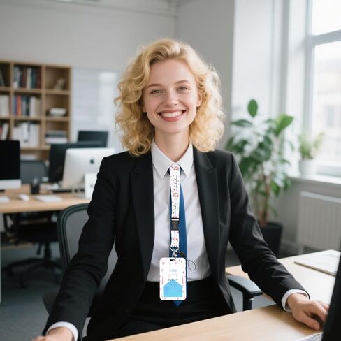 حامل شارة الهوية مع قلب القوس اللطيف ، الحبل القابل للسحب الوردي للنساء ، مستلزمات المكاتب الجمالية للمعلمين ، عمال الرعاية الصحية in Kuwait