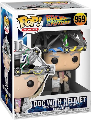 Funko Pop! Movies: Back to The Future - Doc with Helmet in Saudi Arabia