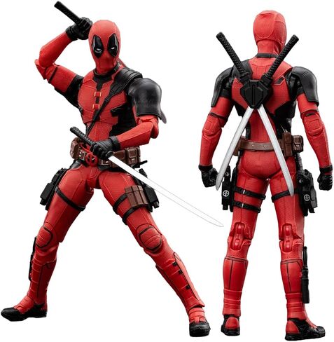 Wolverine and Dead Full Set 2-Pack Action Figure 7 inch 1/10 Scale Legends Series Collectable Toys with Lots of Accessories Gift(Wolverine & Dead) in Saudi Arabia