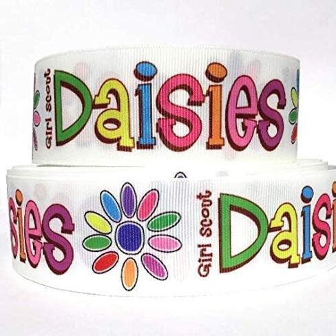 Grosgrain Ribbon 1.5" Girl Scouts Daisies Printed GSD Per Yard in Saudi Arabia