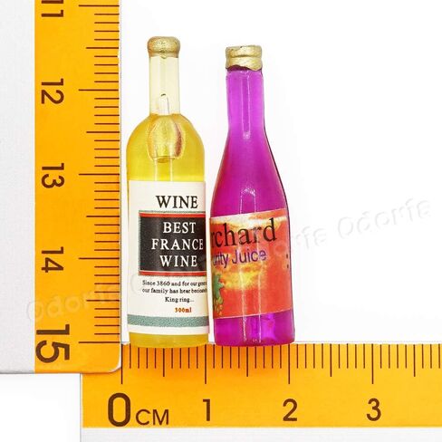 Odoria 1/12 Miniature Wine Bottles 6Pcs Dollhouse Decoration Accessories in Saudi Arabia