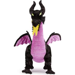Disney Store Official Maleficent Dragon Plush - Dragon Stuffed Animal - Soft Disney Plush Toys with Embroidered Features & Iridescent Accents - 14 Inch Plushy - Part of Disney Villains Collection in Saudi Arabia