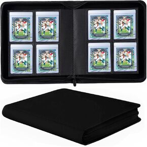 4 Pockets Card Binder for Semi Rigid Card Holders, Ringless Card Binder Album Holds 160 Semi Rigid Card Sleeves, Semi Card Holder Binder with Sleeves for PSA, BGS & Grading, CSG, Clear TCG Protector in Kuwait