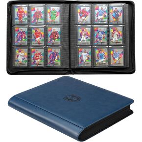 Toploader Binder hold 324 “3 x 4'' Toploaders Top Loader Binder for Sleeved Cards Top Loader Storage for Sports Cards, TCG Cards, Card Holder with Double-Sided Pages, Black in Saudi Arabia