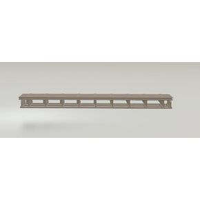 N Scale Road Guardrail 25 inches, Easy to Install (New Longer Design) N1002 in Kuwait