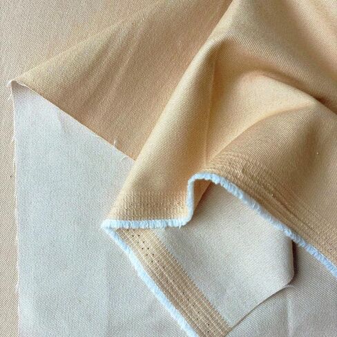 1-Yard 8 oz White Denim Fabric for Sewing, Crafting|Stylish Denim Fabric by The Yard |Jean Material in Saudi Arabia