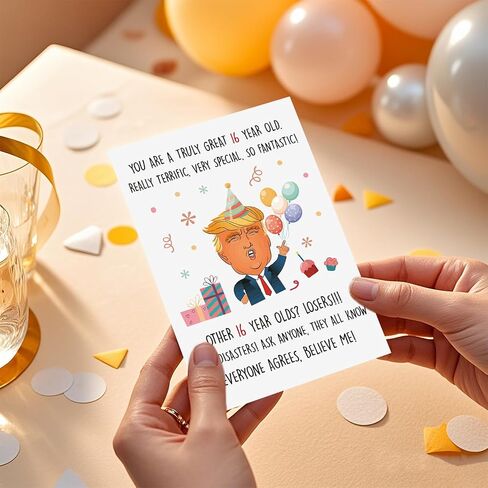بطاقة عيد ميلاد 21 مضحكة له ، هدية عيد ميلاد دونالد 21 فكاهية للنساء ، هدايا بطاقة BDAY سعيدة 21 سنة لابنته الابنة in Kuwait