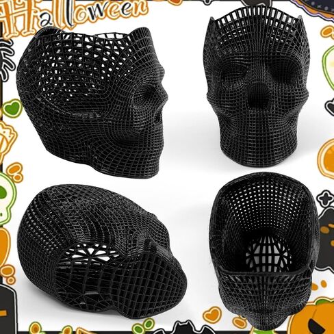 3D المطبوعة المطبوعة منظم فرشاة الفرشاة المطبوعة ، حامل قلم القلم للمكتب ، ديكور منزلي عصبي للمكاتب الثابتة ، ملحقات مكتب هالوين القوطية in Kuwait