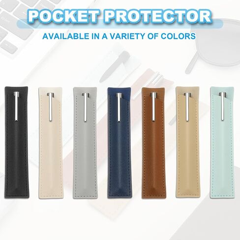 PATIKIL 5 PCS LEATHER PEN PUCH SLEEVE for Single ، Fointain PENT PEN POUCH PENCERT COVER in Saudi Arabia