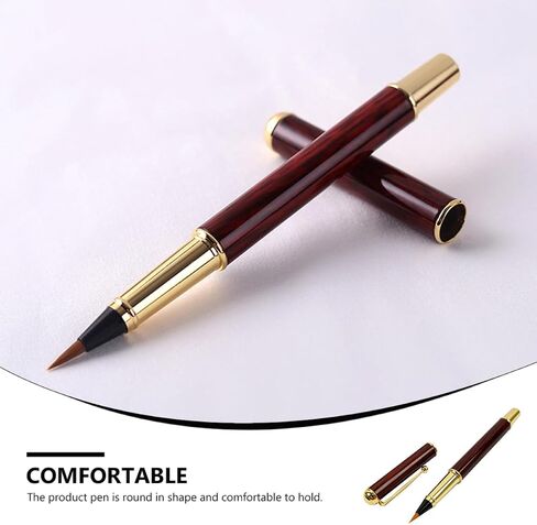 1pc قلم فرشاة الخطية القابل لإعادة التعبئة للطلاب تصميم قبضة مريحة للرسم اليومية وكتابة الشخصيات الصينية تشمل الحبر in Saudi Arabia