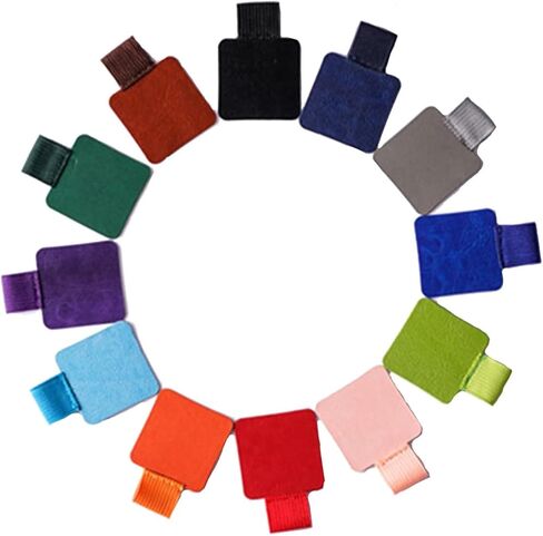 1 Pc Random color Adhesive Pen Holder For Notebooks Journals Planners Tablet For Case Leather Pencil Holder With Elastic For Pen Pen Holder Notebook Self-Adhesive in Saudi Arabia