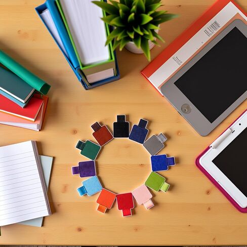 1 Pc Random color Adhesive Pen Holder For Notebooks Journals Planners Tablet For Case Leather Pencil Holder With Elastic For Pen Pen Holder Notebook Self-Adhesive in Saudi Arabia
