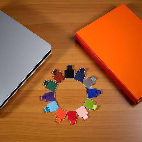 1 Pc Random color Adhesive Pen Holder For Notebooks Journals Planners Tablet For Case Leather Pencil Holder With Elastic For Pen Pen Holder Notebook Self-Adhesive in Saudi Arabia