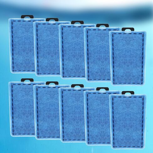 Boxob 10pcs Rite-Size Extridges استبدال خراطيش مرشح Marineland Emperor Pro 450 280 400 ، إكسسوارات مرشح الحوض لترشيح خزان الأسماك متعدد المراحل in Saudi Arabia