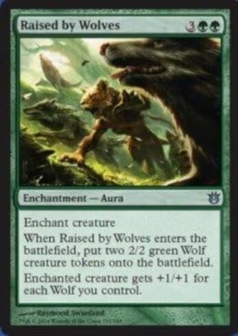 Magic The Gathering - Raised by Wolves (135/165) - Born of The Gods in Saudi Arabia
