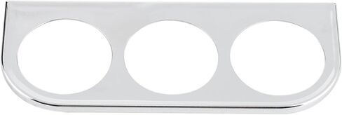 Meter Mount Holder, 52mm/2in 3-Hole Triple Instrument Panel Shell Gauge Mounting Bracket Car Dashboard Meter Iron Holder(Black) in Kuwait