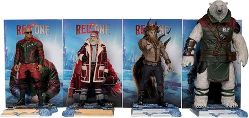 McFarlane Toy - Red One Callum Drift و Nick و Garcia & Krampus 6in تم طرح الشكل 4pk و Gold Label و Amazon الحصري in Saudi Arabia