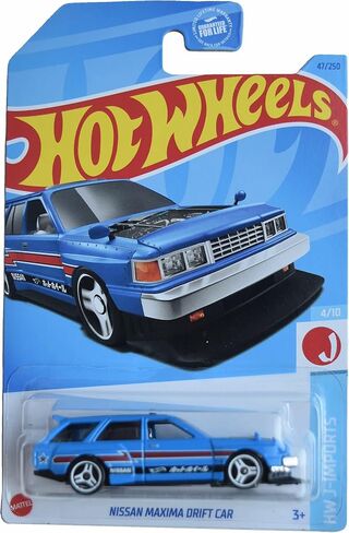 Hot Wheels Nissan Maxima Drift Car, HW J-Imports 4/10 [blue] 47/250 in Saudi Arabia