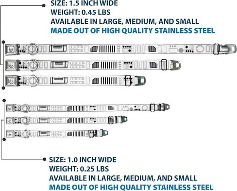 Star Wars Pet Collar, Dog Collar Metal Seatbelt Buckle, Star Wars Stormtroopers Utility Belt Bounding White Grays, 20 to 31 Inches 1.5 Inch Wide in Saudi Arabia