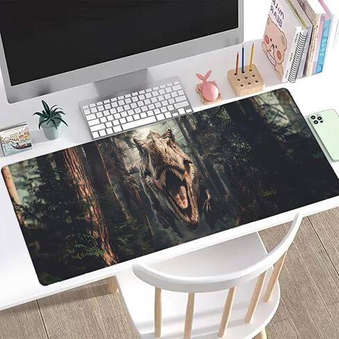 Vintage Book Gaming Mouse Pad, Office Desk Mat, Anti-Slip Rubber Base Cool Aesthetic Mouse Pads for Computer Laptop Keyboard School Home Desktop Gamer Home Accessories Decor 31.5" x 11.8" in Saudi Arabia