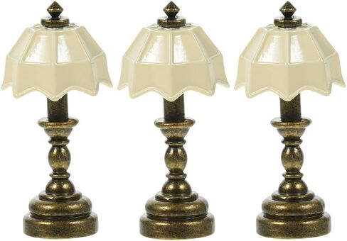 3pcs مصباح الجدول مصباح مصباح دمية أضواء دمية للديكور للمنزل للدعائم الحرف والصور in Kuwait