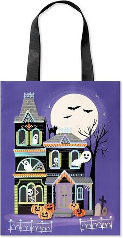 Papyrus 10" Halloween Large Gift Bag, Haunted House (1 Bag) in Saudi Arabia