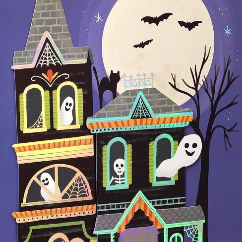 Papyrus 10" Halloween Large Gift Bag, Haunted House (1 Bag) in Saudi Arabia