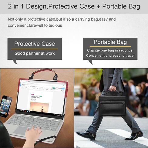 Laptop Case Cover for HP ZBook Firefly 14 G11/ZBook Firefly 14 G11 A/ZBook 8 G1i 14/ZBook 8 G1ak 14/ZBook 8 G1a 14 with Portable Bag Handle,Black in Saudi Arabia