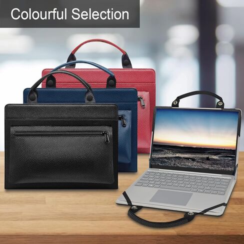 غطاء حالة الكمبيوتر المحمول لـ HP Zbook Firefly 14 G11/Zbook Firefly 14 G11 A/Zbook 8 G1I 14/Zbook 8 G1AK 14/Zbook 8 G1A 14 مع مقبض حقيبة محمولة ، أسود in Kuwait