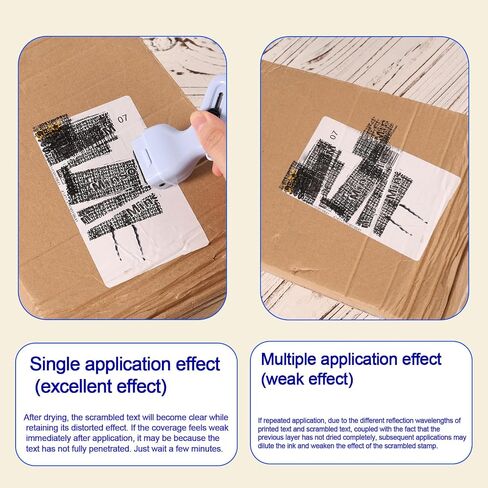 3pcs Guard Your ID Stamp Roller with 3pcs Refill Inks, 2-in-1 Box Opener and Identity Privacy Theft Protection Security Name Address Data Defender Roller Multipurpose Confidential Stamp Protector in Saudi Arabia