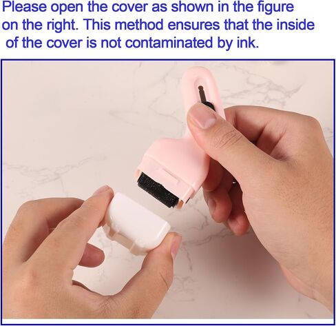 3pcs Guard Your ID Stamp Roller with 3pcs Refill Inks, 2-in-1 Box Opener and Identity Privacy Theft Protection Security Name Address Data Defender Roller Multipurpose Confidential Stamp Protector in Saudi Arabia